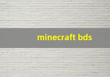 minecraft bds